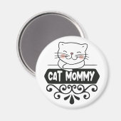 Dierenvriend van kattekattemama magneet (Voorkant / Achterkant)