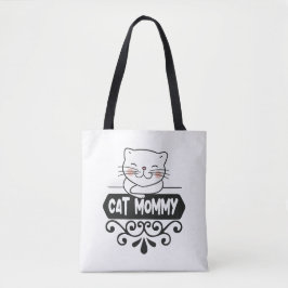 Dierenvriend van kattekattemama tote bag