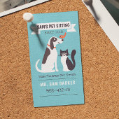 Dierenvriend voor honden-, katten- en vogelpet visitekaartje