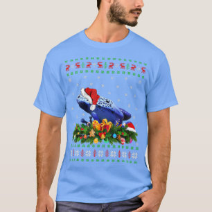 Dierenvriend Xmas Santa Hat Ugly Poison Dart Frog T-shirt