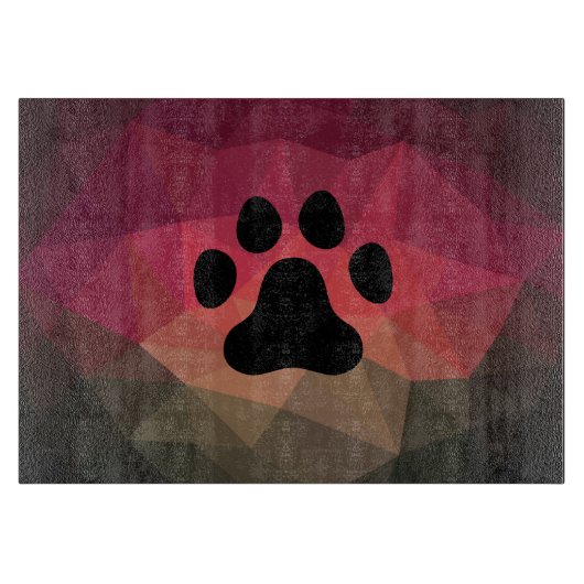 Dierenvriendelijk ontwerp, hond-/kattenpoot, voeta snijplank (Voorkant)