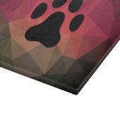 Dierenvriendelijk ontwerp, hond-/kattenpoot, voeta snijplank (Hoek)