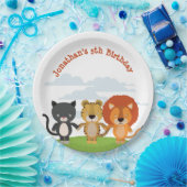 Dierenvrienden Birthday Papieren Bordje (Feest)