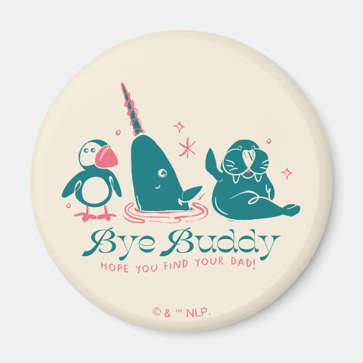 Dierenvrienden - Bye Buddy Hopelijk vind je je vad Magneet (Voorkant)