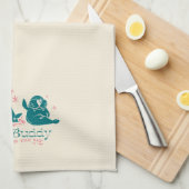 Dierenvrienden - Bye Buddy Hopelijk vind je je vad Theedoek (Quarter Fold)