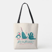 Dierenvrienden - Bye Buddy Hopelijk vind je je vad Tote Bag (Achterkant)