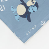 Dierenvrienden "Bye Buddy" Winterpatroon Fleece Deken (Hoek)