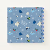 Dierenvrienden "Bye Buddy" Winterpatroon Notitieboek (Achterkant)