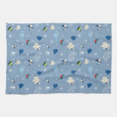 Dierenvrienden "Bye Buddy" Winterpatroon Theedoek (Horizontaal)