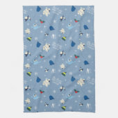 Dierenvrienden "Bye Buddy" Winterpatroon Theedoek (Verticaal)