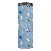 Dierenvrienden "Bye Buddy" Winterpatroon Thermosbeker (Achterkant)