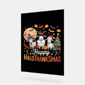 Dierenvrienden-eigenaars Happy Hallothanksmas Esse Acryl Bord (Hoek)