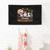 Dierenvrienden-eigenaars Happy Hallothanksmas Esse Spandoek (Insitu)