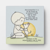 Dierenvrienden Fotoplaat (Voorkant)