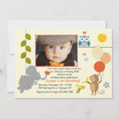 Dierenvrienden Fotouitnodiging Kaart (Voorkant)