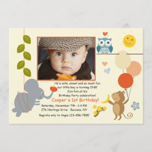 Dierenvrienden Fotouitnodiging Kaart