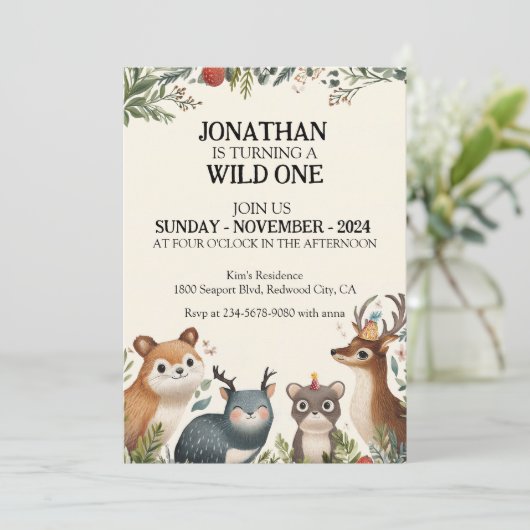 Dierenvrienden Kaart (Staand voorkant)