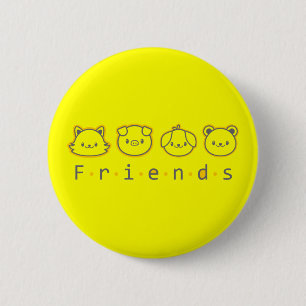 Dierenvrienden krijgen te maken met Hoesje-Mate iP Ronde Button 5,7 Cm