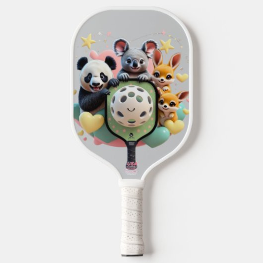 Dierenvrienden Pickleball Paddle (Voorkant)