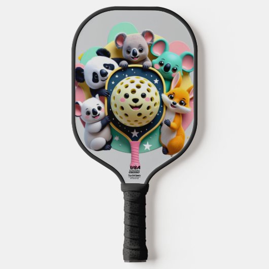 Dierenvrienden Pickleball Paddle (Voorkant)