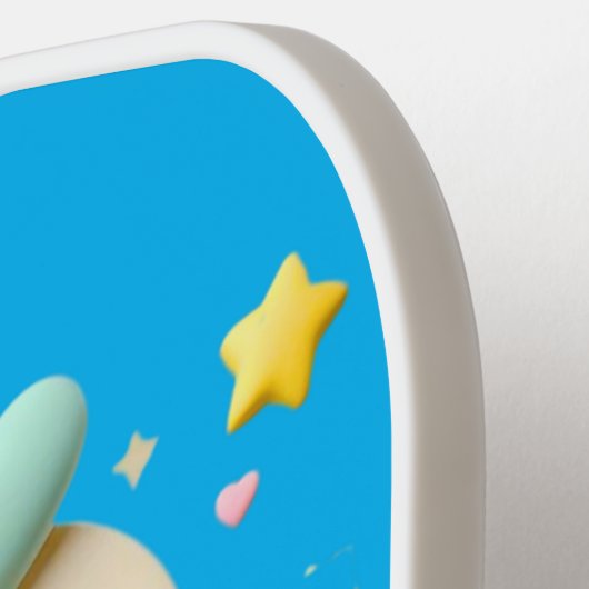 Dierenvrienden Pickleball Paddle (Links Detail)