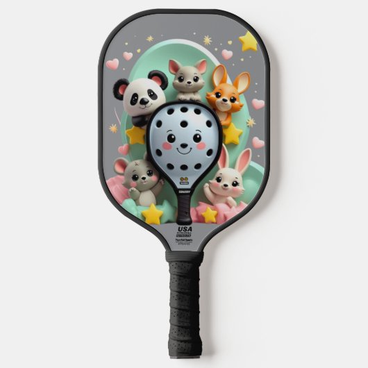 Dierenvrienden Pickleball Paddle (Voorkant)