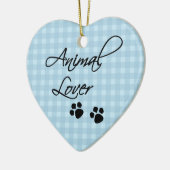 dierenvrienden poten keramisch ornament (Links)
