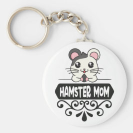 Dierenvrienden schattige hamster sleutelhanger