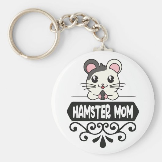 Dierenvrienden schattige hamster sleutelhanger (Voorkant)