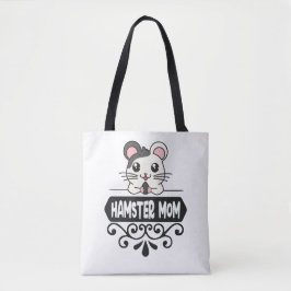 Dierenvrienden schattige hamster tote bag