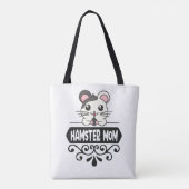 Dierenvrienden schattige hamster tote bag (Achterkant)