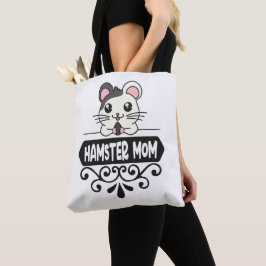 Dierenvrienden schattige hamster tote bag