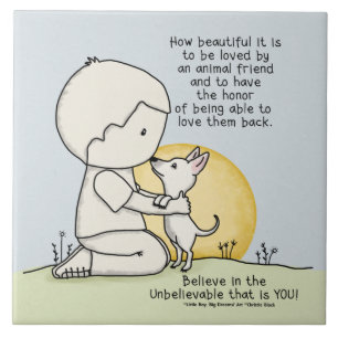 Dierenvrienden Tegeltje