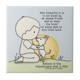 Dierenvrienden Tegeltje