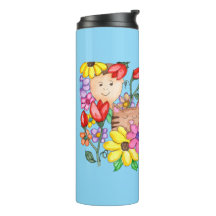 Dierenvrienden tussen de bloemen