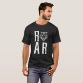 Dierenvrienden van de tijger van de roar van Cool  T-shirt (Voorkant volledig)