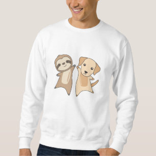 Dierenvrienden van het type Sloth Labrador Dog voo Trui