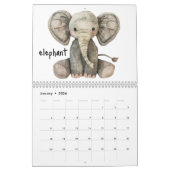 Dierenvrienden voor kinderen, Waterverf Kalender (Jan 2026)