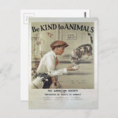  dierenwelzijn briefkaart (Voorkant / Achterkant)