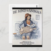 dierenwelzijn briefkaart (Voorkant / Achterkant)