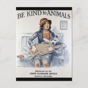  dierenwelzijn briefkaart