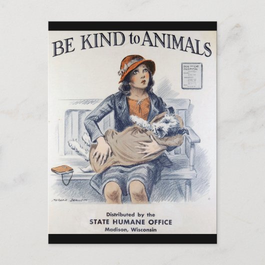 dierenwelzijn briefkaart (Voorkant)