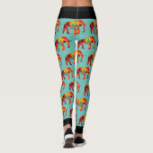Dierenwelzijn - Elephant Silhouette Fractal 1 Leggings (Achterkant)