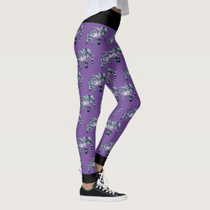 Dierenwelzijn - Olifant Silhouet Fractal 2 Leggings