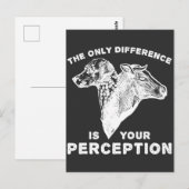 Dierenwelzijnsvoorkeuren Dierenrechtenactivisten Briefkaart (Voorkant / Achterkant)