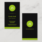 Dierenwetenschapper - Stijlvol Apple Green Visitekaartje (Voorkant / Achterkant)