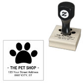 dierenwinkel | Huisdierenbedrijf | Paw rubber stem Rubberstempel (Gestempeld)