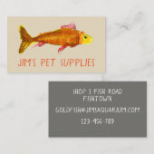 Dierenwinkel, huisdierenwinkels benodigdheden visitekaartje (Voorkant / Achterkant)