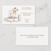  dierenwinkel visitekaartje (Voorkant / Achterkant)