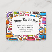 dierenwinkel Visitekaartje speels ontwerp (Voorkant)